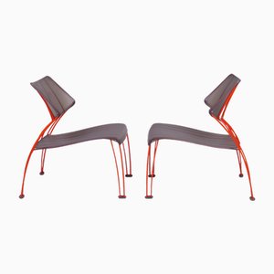 Sedie impilabili PS Hasslo vintage di Monika Mulders per Ikea, anni '90