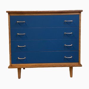 Vintage Midnight Blue Chest of Drawers, 1960s