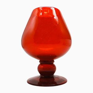 Vaso di J. Sluczan-Orkusz per Cracow Institute for Glassworks, Polonia, anni '70