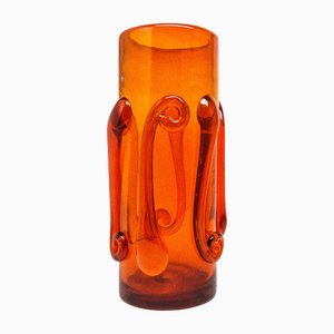 Vase par J. Słuczan-Orkusz pour Cracow Institute for Glassworks, Pologne, 1970s