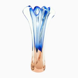 Postmoderne Vase von Chribska Glassworks, Tschechoslowakei, 1930er