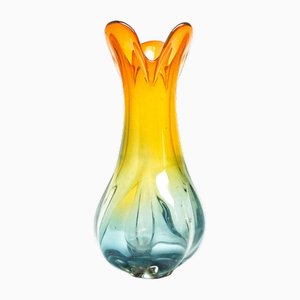 Postmodern Vase from Chribska Glassworks, Czechoslovakia, 1930s