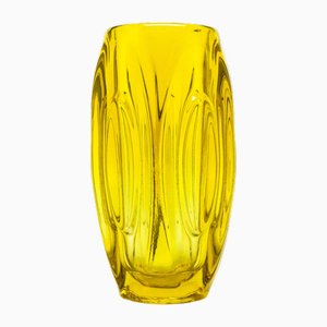Postmodern Vase from Inwald Glasswork, Czechoslovakia, 1930s