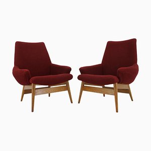 Set of Lounge Chairs by Miroslav Navratil, Czechoslovakia, 1960s