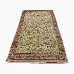 Tapis Oushak Vintage Floral en Laine, 1950s