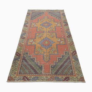 Tapis Oushak Vintage en Laine Rouge, Turquie, Anatolia, 1940s