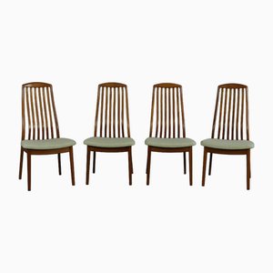 Danish Dining Chairs in Teak by Preben-Schou, 1990s, Set of 4
