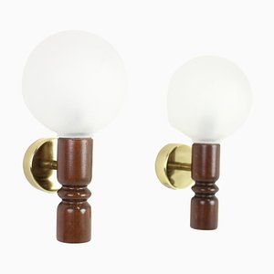 Mid-Century Wall Lamps attributed to Zilina, 1970s, Set of 2