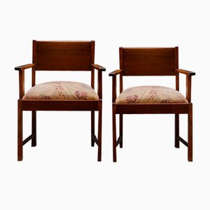 Dutch Art Deco Side Chairs, 1930s, Set of 2