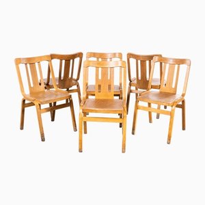 Chaises de Chapelle en Bois Courbé, République Tchèque, 1960s, Set de 6