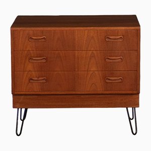 Teak Chest of Drawers with Hairpin Legs by Victor Wilkins for G Plan Fresco, 1960s