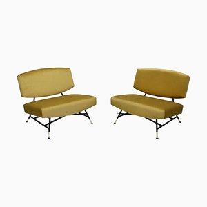Vintage Italian Model 865 Armchairs by Ico Parisi for Cassina, Set of 2