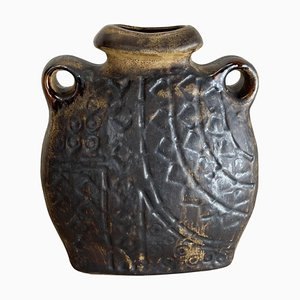 Brutalistische Fat Lava Keramikvase von Heinz Siery für Carstens Tönnieshof, Deutschland, 1970er