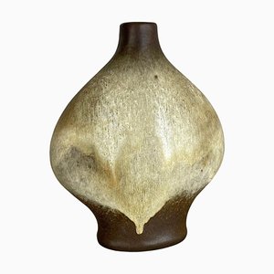 Vase Fat Lava en Céramique par Gerda Heukeroth pour Carstens Tönnieshof, Allemagne, 1970s