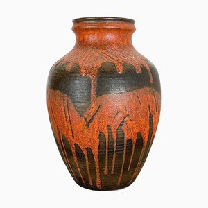 Fat Lava Ceramic Pottery Vase by Heinz Siery for Carstens Tönnieshof, Germany, 1970s