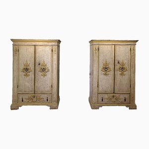 Small Louis XIV Wardrobes or Cupboards, Set of 2