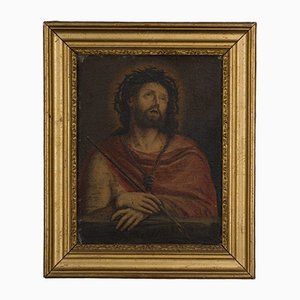 Ecce Homo, 19th Century, Oil on Canvas, Framed