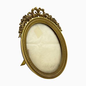 Empire Oval Picture Frame in Gold, 1890