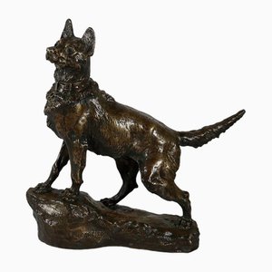 T-F. Cartier, Le Berger, Early 1900s, Bronze