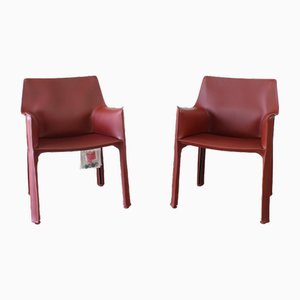 CAB 413 Chair by Mario Bellini for Cassina, 2010s, Set of 2