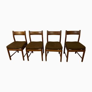 Vintage Stühle aus Teak, 1960, 4er Set