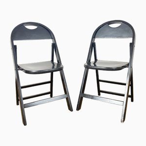 Folding Chairs by Achille Castiglioni, Set of 2