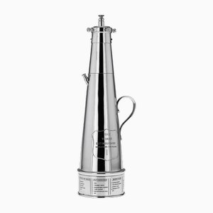 Silver Plated Thirst Extinguisher Cocktail Shaker from Mappin & Webb, 1930s