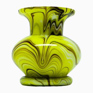 Vaso Art Nouveau di Welz Glassworks, ex impero austro-ungarico, inizio XX secolo
