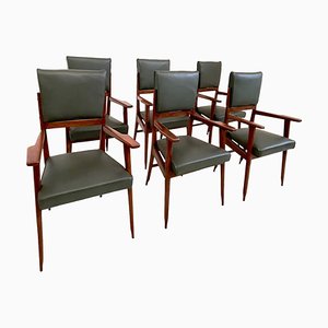 Dining Chairs attributed to Melchiorre Bega, 1950s, Set of 6