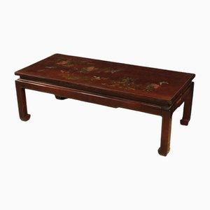 Table Basse Peinte et Laquée en Chinoiserie, 1970s