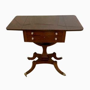 Antique Regency Freestanding Mahogany Side Table, 1835