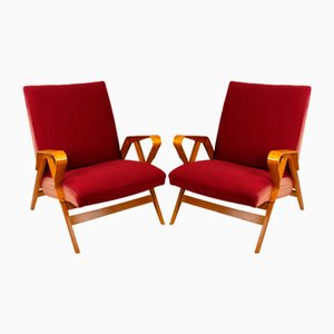 Fauteuils Mid-Century par František Jirák pour Tatra, 1960s, Set de 2