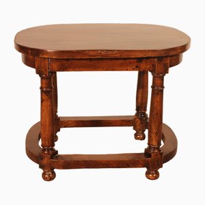 Henri II Walnut Oval Table
