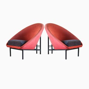 Sillones F815 de Theo Ruth para Artifort, Países Bajos, años 60. Juego de 2