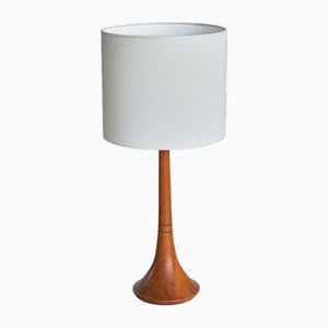 Linet Teak Table Lamp from Tranås Stilarmatur, Sweden, 1960s
