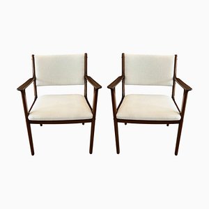 Armchairs by Ole Wanscher for Poul Jeppesens Møbelfabrik, 1960s, Set of 2