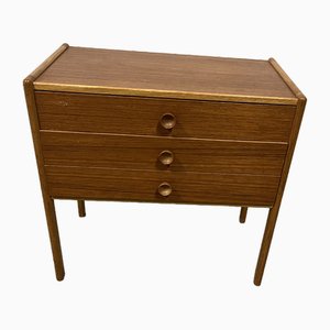 Cassettiera in teak, Danimarca, anni '60