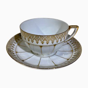 Czechoslovakian Porcelain Coffee Cup, 1950s