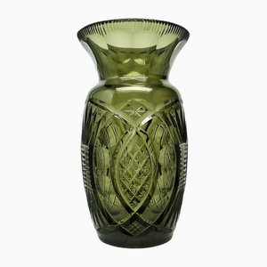 Vase Art Déco de Josephine Glassworks, Pologne, 1940s