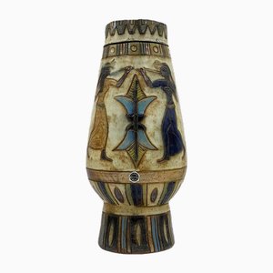 Antike Art Deco Vase von Roger Cuerin, 1920er