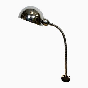 Lampe de Bureau Col de Cygne Vintage en Chrome, Italie, 1960s