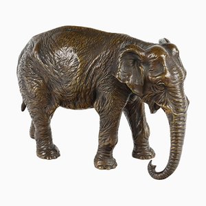 Éléphant Vintage en Bronze