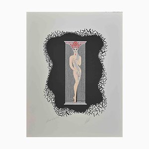 Erté, Le 1, Lithograph, 1968