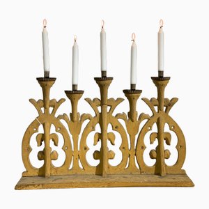 Neoclassical Wall Candlestick in Gold