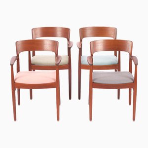 Vintage Danish Chairs by Henning Kjærnulf for Korup Stolfabrik, 1960s, Set of 4