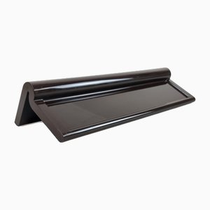 Vintage Space Age Dark Brown Plastic Shelf by Terence Conran, 1970s