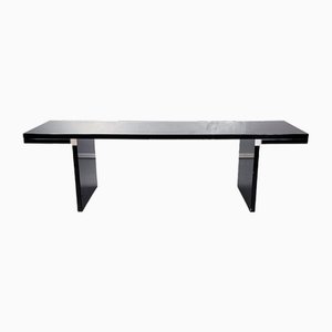 Mid-Century Italian Black Wood Orseolo Dining Table attributed to Scarpa for Gavina, 1970s