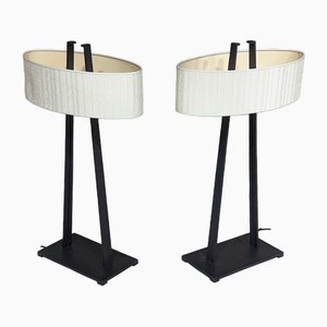 Lamps from Pouenat Ferronnier, Set of 2