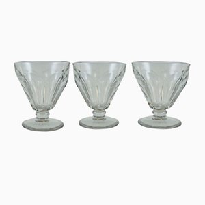 Bicchieri da vino bianchi Talleyrand in cristallo di Baccarat, set di 3
