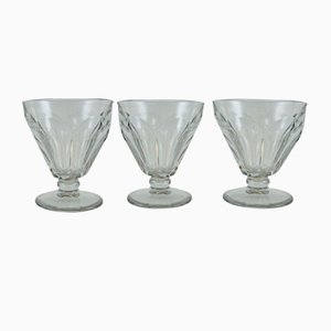 Copas de vino blanco Talleyrand de cristal de Baccarat. Juego de 3